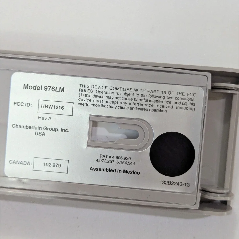 Genuine Lift-Master Security+ 376LM Wireless Keypad Garage Entry - New 1997